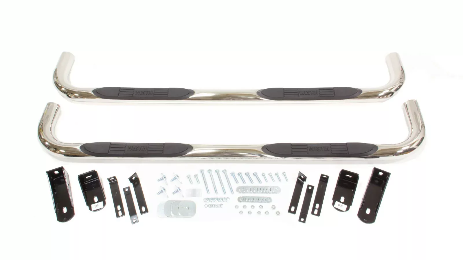 02-Dodge Ram Quad Cab Polished Step Bars