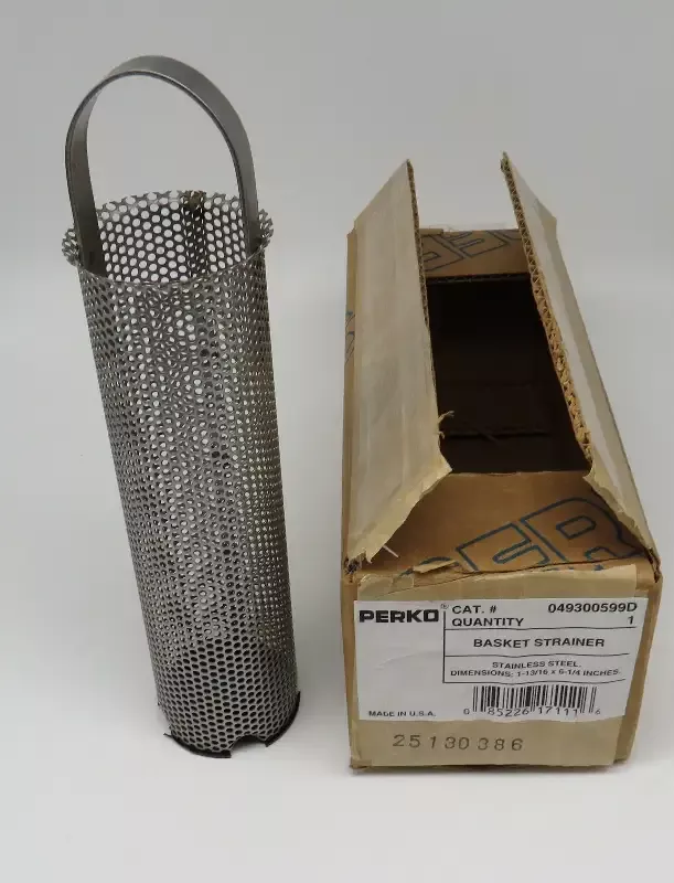 049300599D Perko 1-13/16″ x 6 1/4″ Sea Water Intake Strainer Basket 3/4″ Pipe Stainless Steel 10/21/2025 THIS PART IS IN STOCK 10/21/2025