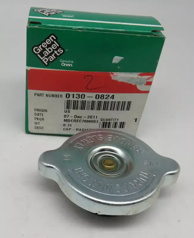 130-0824 Onan Radiator Cap 14 PSI For MDJA, MDJB, MDJC, MDJE, MDJF Marine Diesel Genset Engines 1/12/2026 THIS PART IS IN STOCK 1/12/2026