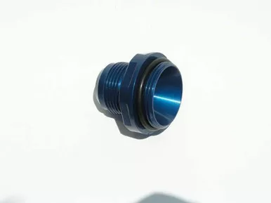 #16 AN Water Neck Fitting - Blue MEZWN0040B