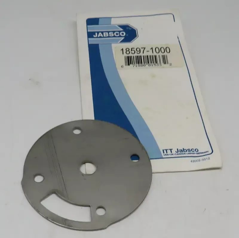 18597-1000 Jabsco Par Wear Plate For Macerator Pump 10/22/2025 THIS PART IS IN STOCK 10/22/2025
