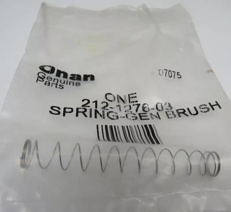 212-1276-03 Onan Spring RV Generator Brush (1) for Marquis 7K (Spec H) 3/6/2025 THIS PART IS IN STOCK 3/6/2025