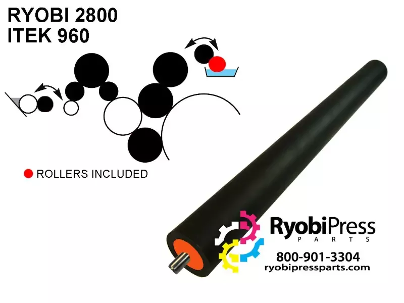 28055 WATER PAN ROLLER FOR 2800