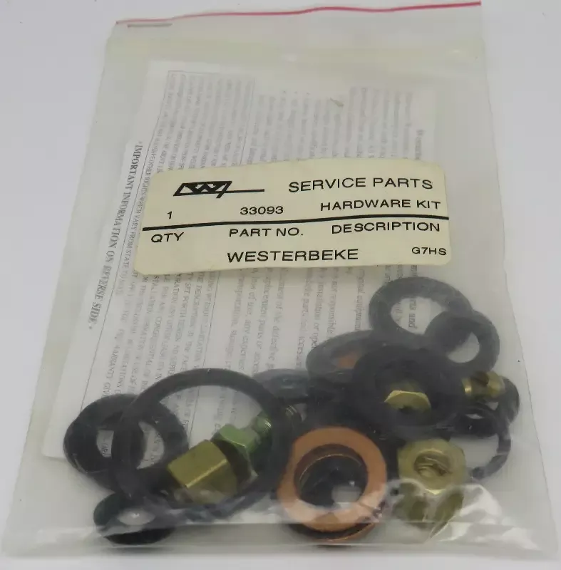 33093 Westerbeke Injection Hardware Kit 10/21/2025 THIS PART IS IN STOCK 10/21/2025