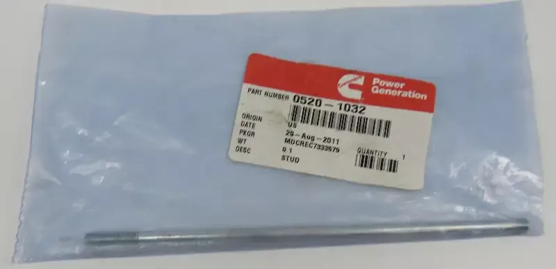 520-1032 Onan Stud 3/22/2024 THIS PART IS IN STOCK 3/22/2024
