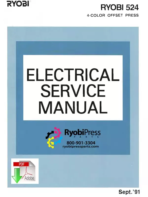 524 ELECTRICAL SERVICE MANUAL, PDF