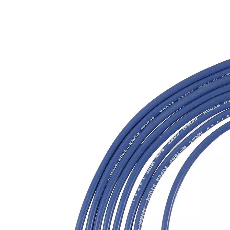 ACCEL - ACCEL 5041R, Spark Plug Wires, Super Stock, Spiral Core, 8mm, Red, Set
