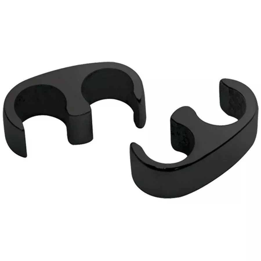 Billet Specialties - 2 Wire Separator Floating Black Pair