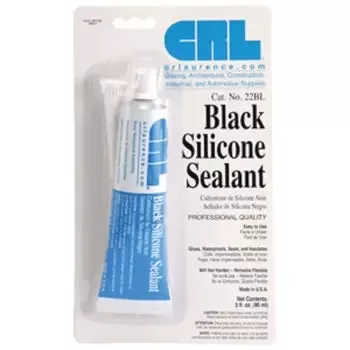 BLACK SILICONE 3 OZ TUBE 22BL