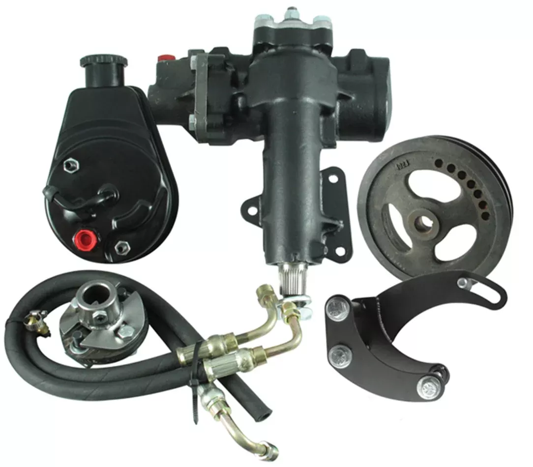 Borgeson - Power Steering Conversn Kit 63-66 Corvette SBC