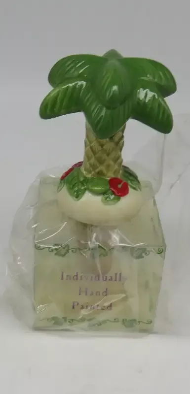 Cape Shore Ceramic Palm Tree Bottle Topper OBSOLETE 1/20/2026 THIS PART IS IN STOCK 1/20/2026