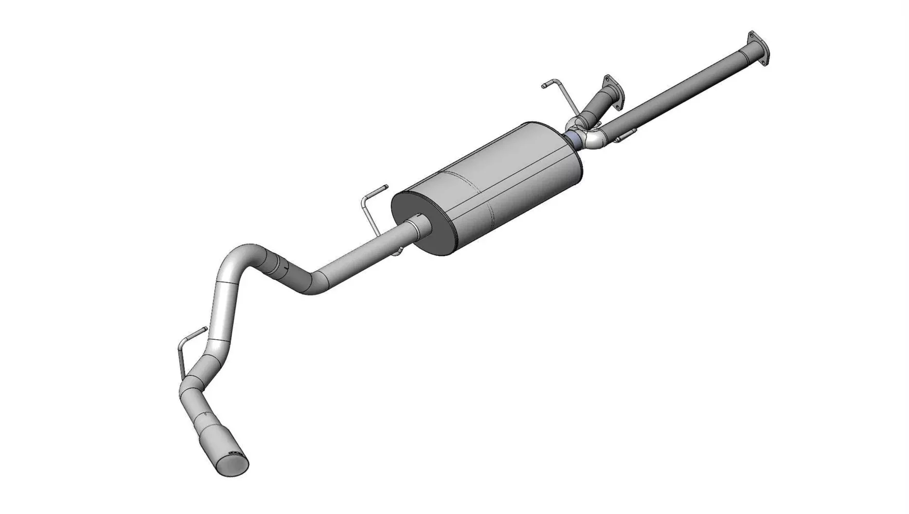 Corsa Performance - Exhaust Cat-Back - 3.0in Cat-BackSingle Side E