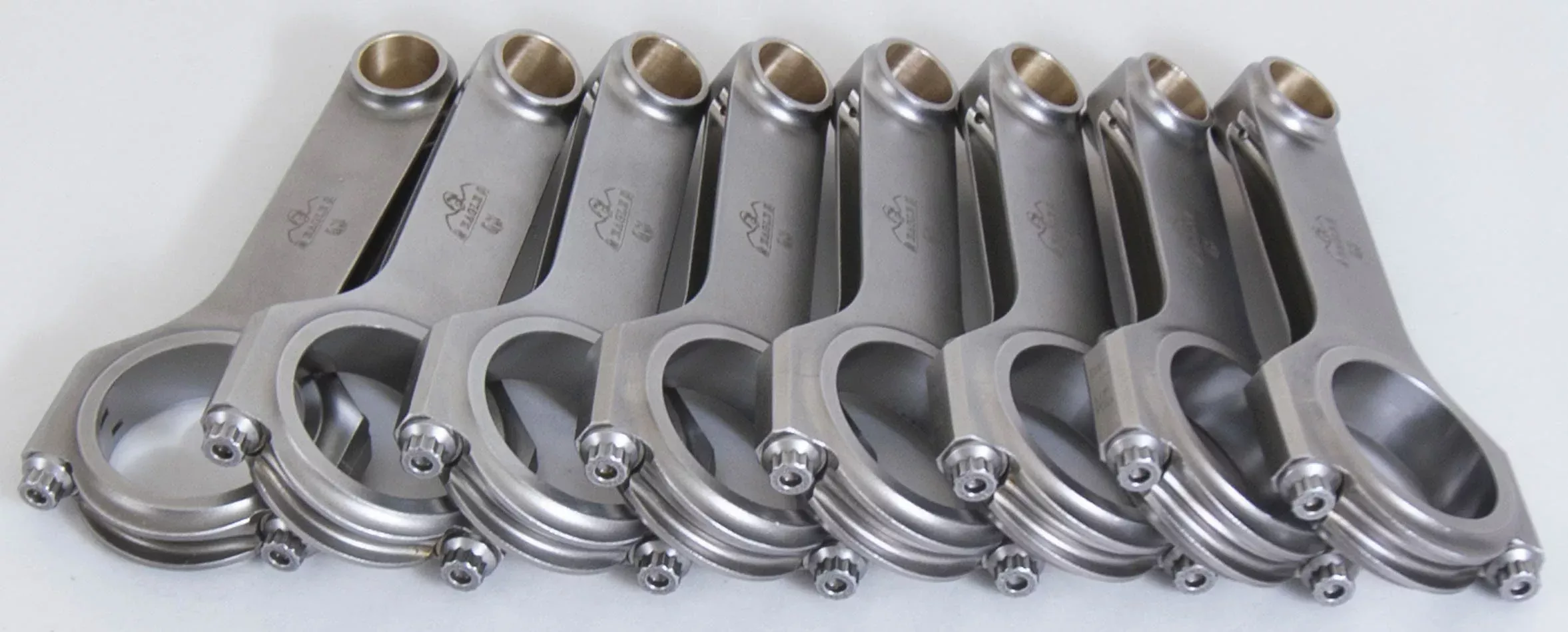 Eagle - BBC 4340 Forged H-Beam Rods 6.135 w/ARP2000