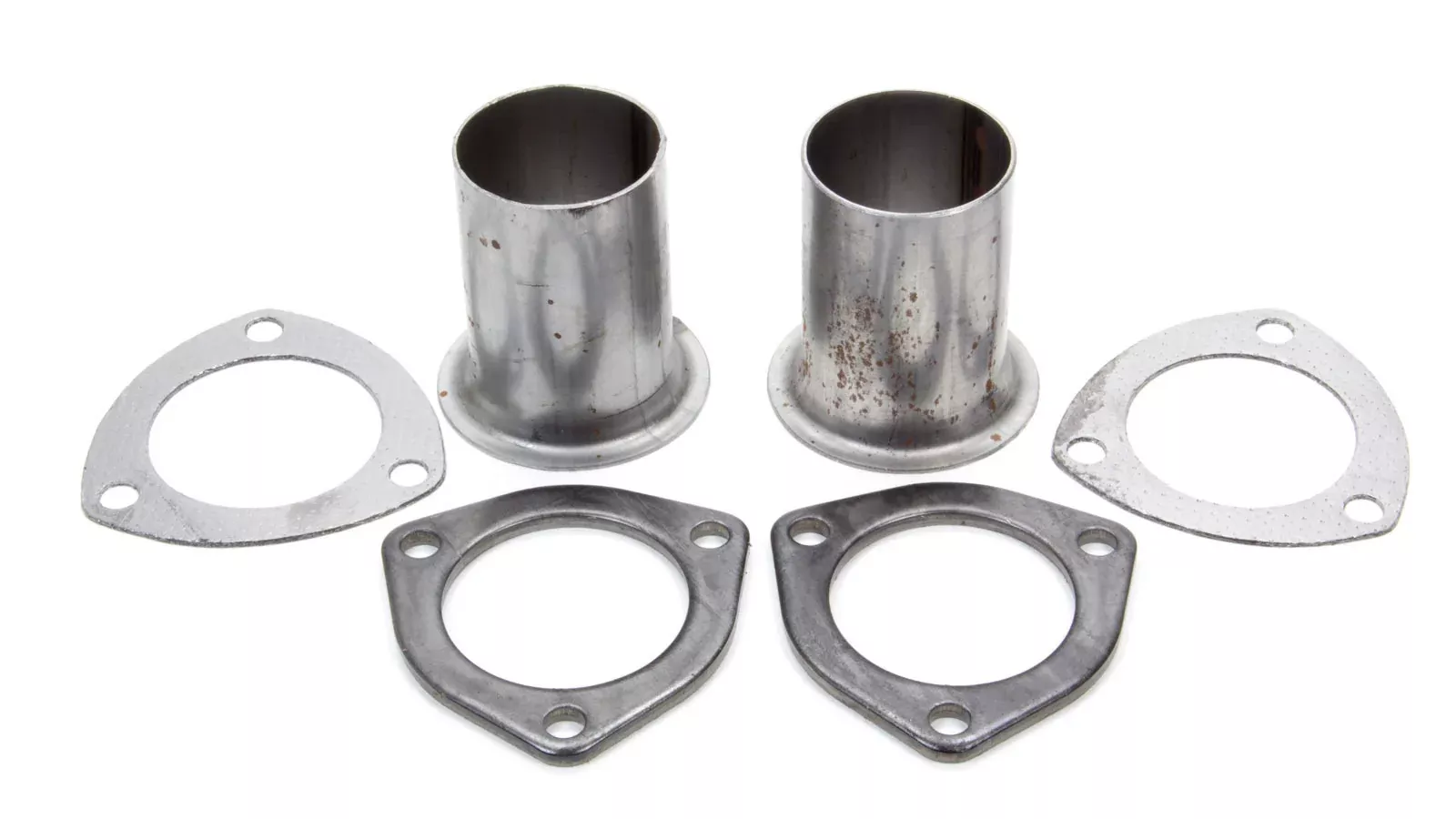 FlowTech - One Pair, 3-Bolt 2.5" x 2.25", Kit includes gaskets