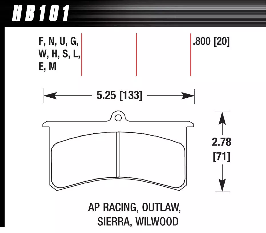 Hawk Performance - Superlite/XL-Black