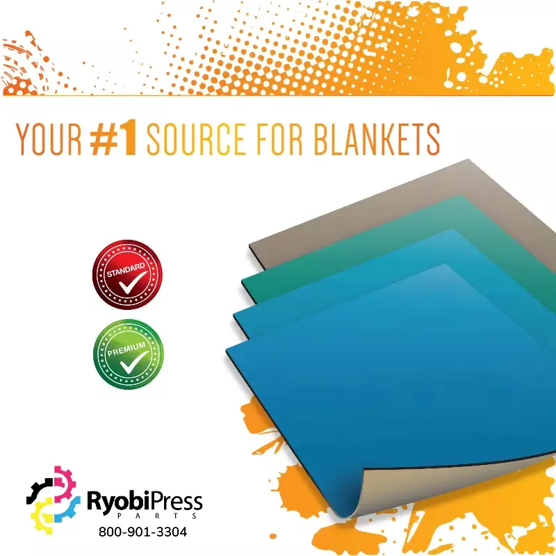 HEIDELBERG GTO 52 BLANKET | 17 1/2″ X 20 1/2″ STRAIGHT CUT