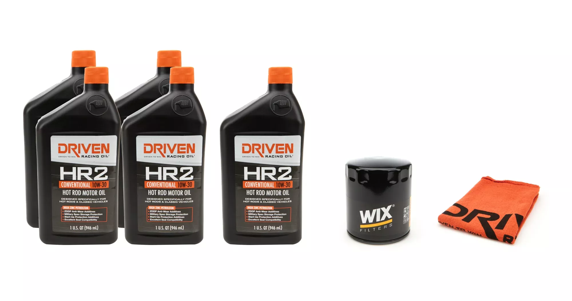 Joe Gibbs Lubricants - 10W30 Oil Change Kit 64-75 GM V8 265-454 CID