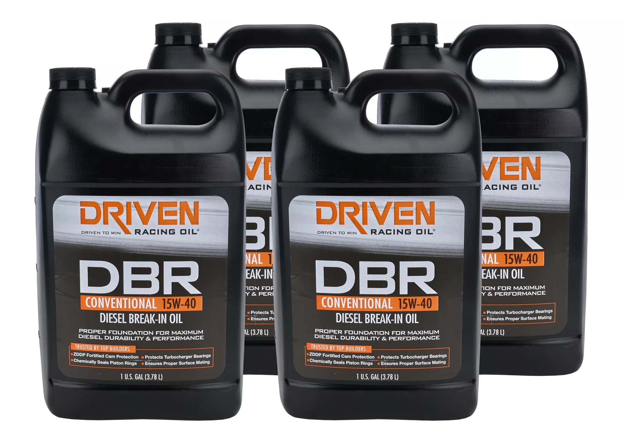 Joe Gibbs Lubricants - DBR 15w40 Diesel Break- In Oil Case 4 x 1 Gallon
