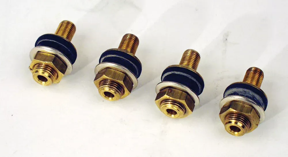 Longacre - Brass Valve Stems Low Profile (4pk)