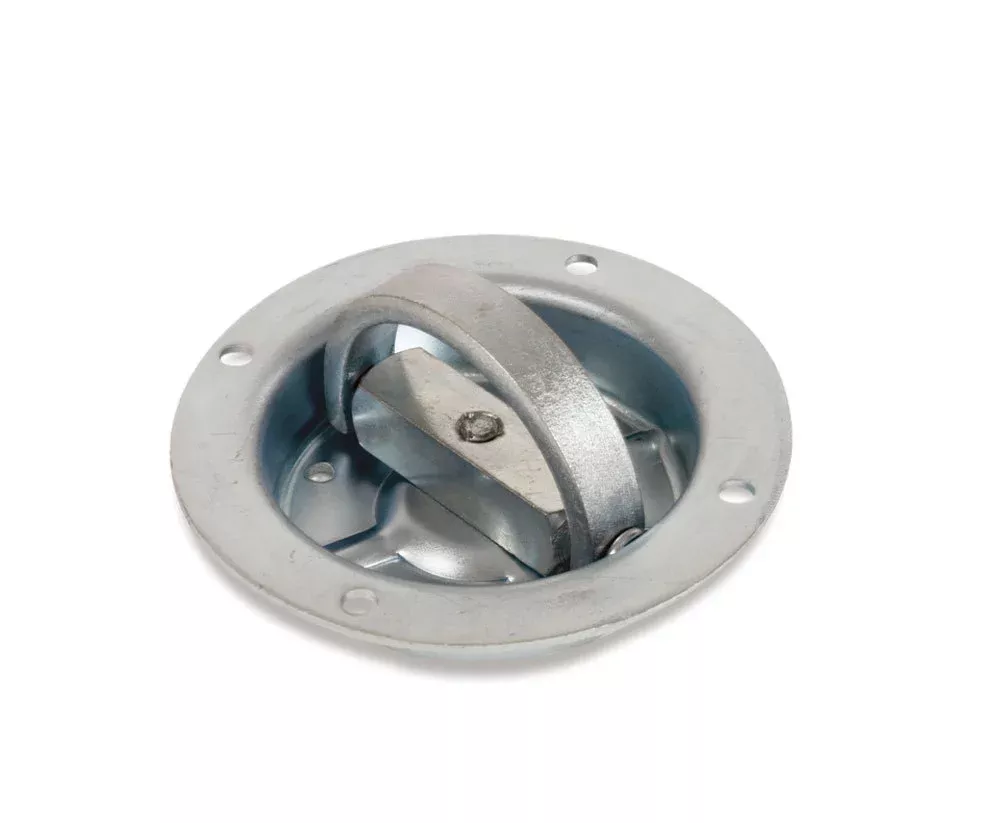 Mac's Tie Downs - Recessed D-Ring 360 Deg Swivel Zinc