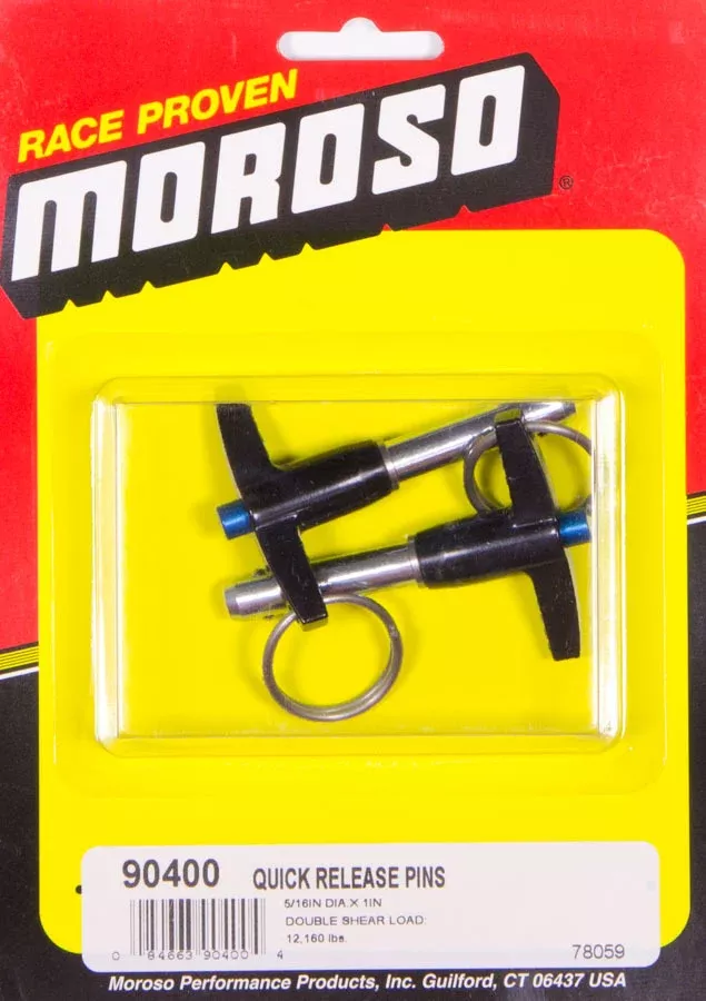 Moroso - Quick Release Pins (2) 5/16 x 1in