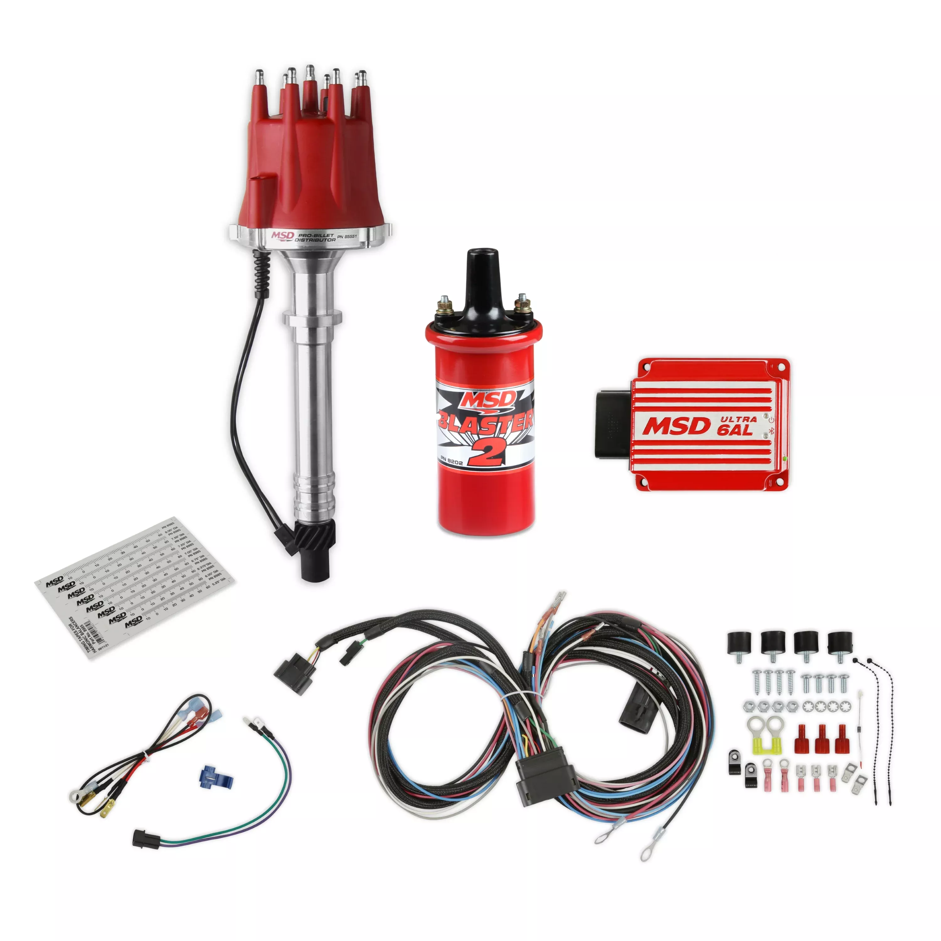 MSD - Chevy V8 Pro-Billet Distributor Bundle