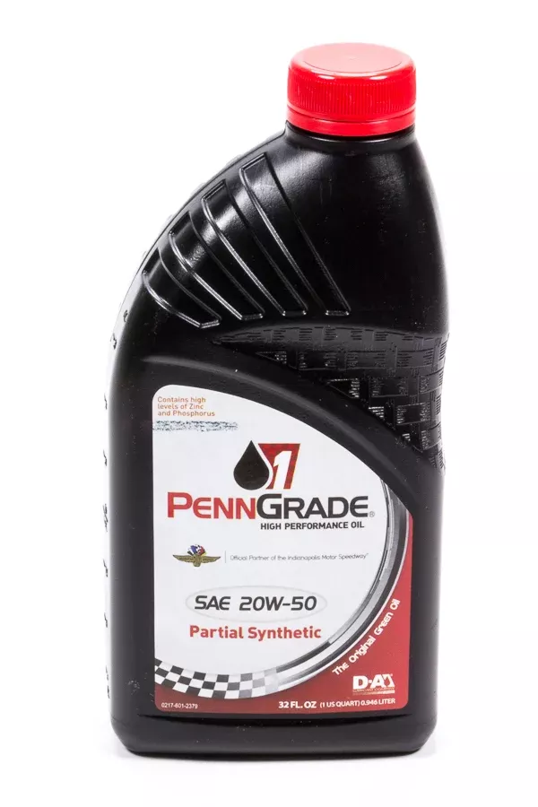 PennGrade - 20w50 Racing Oil 1 Qt Partial Synthetic