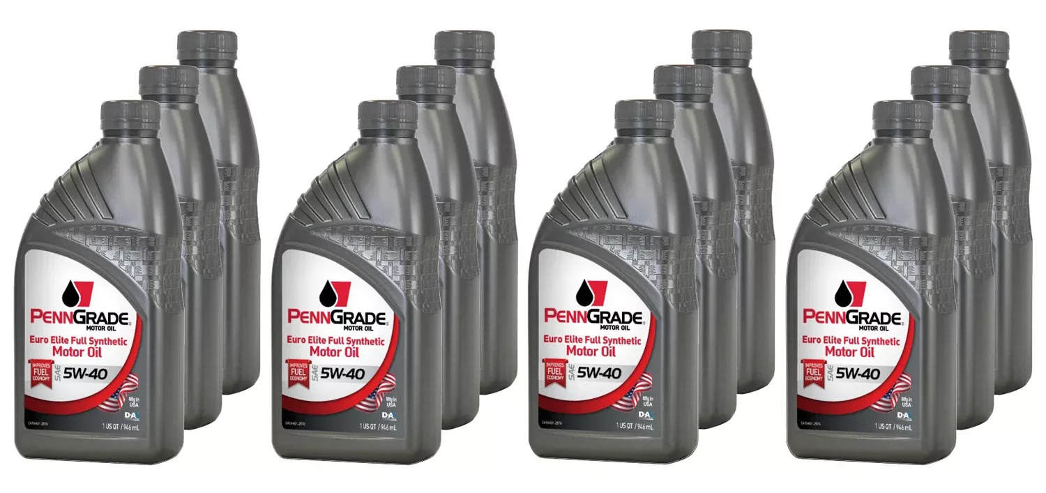 PennGrade - PennGrade Euro Elite 5w40 Case 12 x 1 Quart