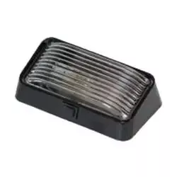 PORCH LIGHT BLACK-CLEAR LENSE, SWITCH 51308