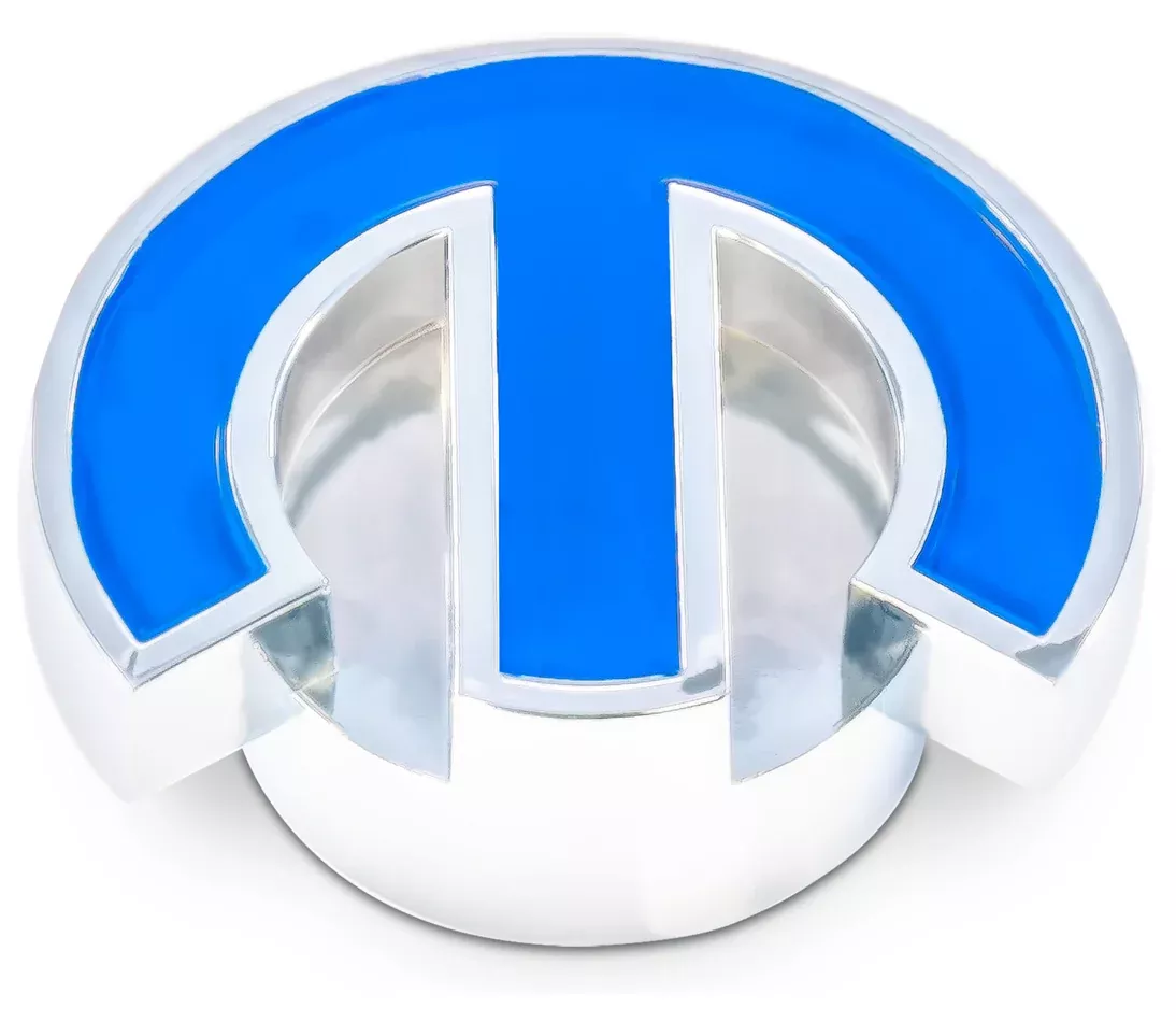 Proform - Mopar Deluxe Air Cleaner Nut Chrome w/Blue Emblem