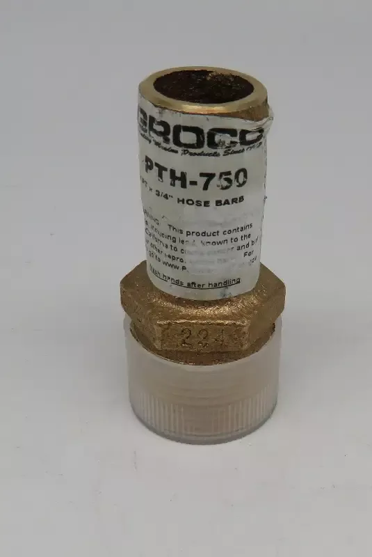 PTH750 Groco Bronze Hose to Pipe Adapter 3/4″ Barb x 3/4″ MNPT -Standard Flow 10/28/2025 THIS PART IS IN STOCK 10/28/2025