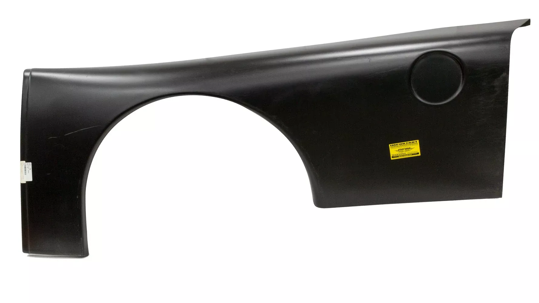 Quarter Panel- plastic-black- left