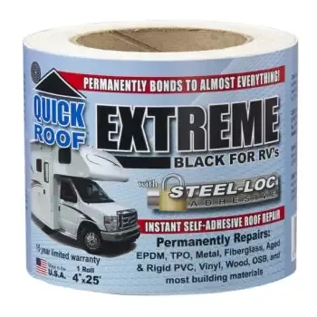 QUICK ROOF EXTREME 4X25 BLK B-UBE425