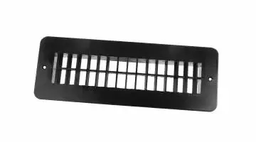 REGISTER UNDAMPERED, 2″ X 10″ BLACK 02-29195