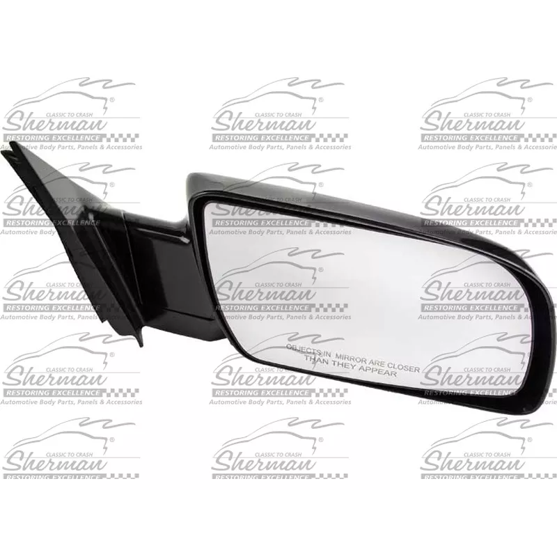 RH DR MIRROR MAN NON-HTD GLOSS BLK FLDG / C/K P/U 88-02;BLAZER/T AHOE/YUKON 92-00;SUBURBAN 92-99