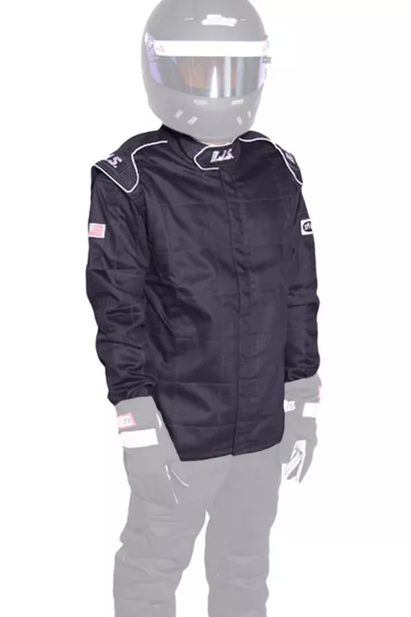 RJS - Jacket Black Small SFI-1 FR Cotton