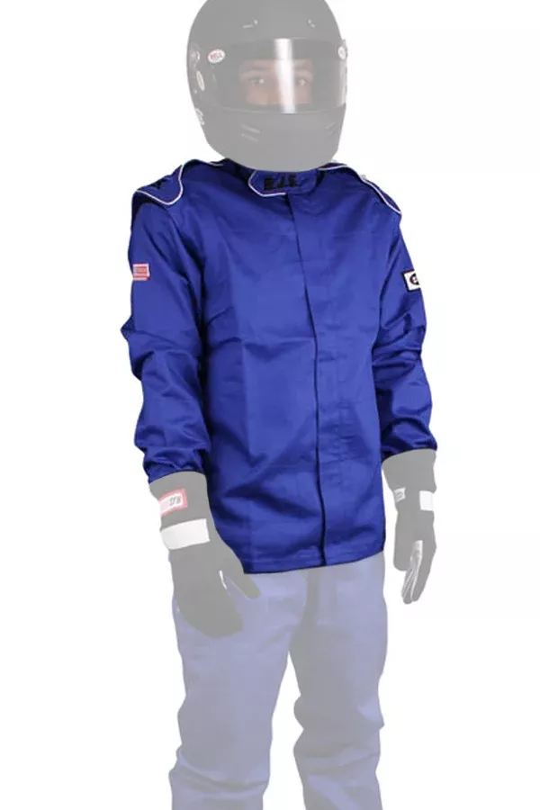 RJS - Jacket Blue Medium SFI-1 FR Cotton