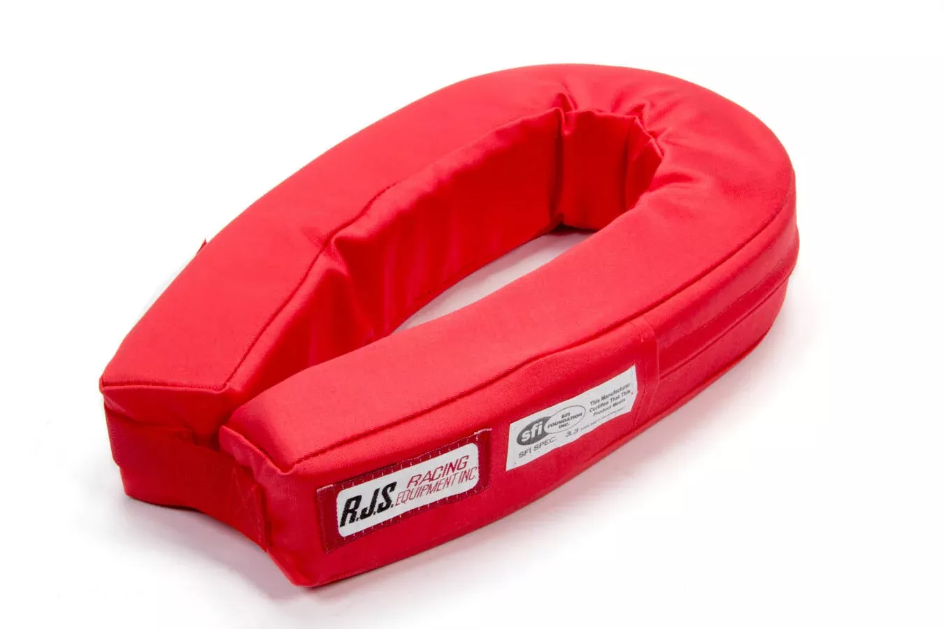 RJS - Neck Collar Horseshoe Red SFI
