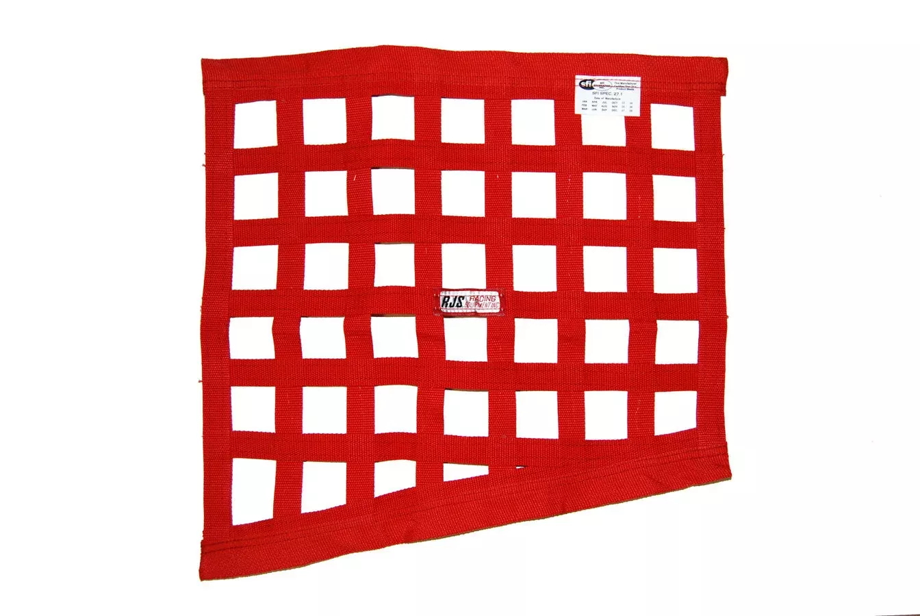 RJS - Red Angled Window Net