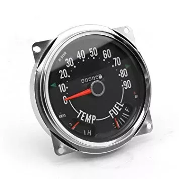 Speedometer Cluster Asse mbly0-90 MPH; 55-75 Je