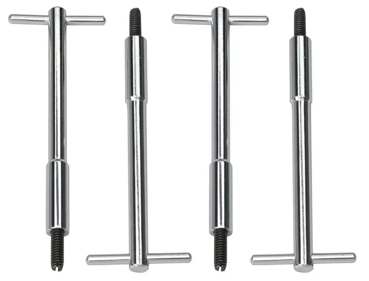 Trans-Dapt Performance - Chrome T-Bar Wing Nuts