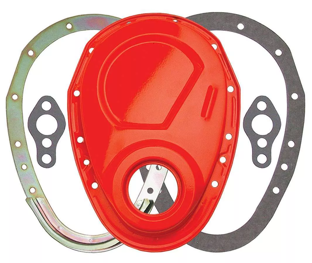 Trans-Dapt Performance - SBC 2pc Timing Cover Orange