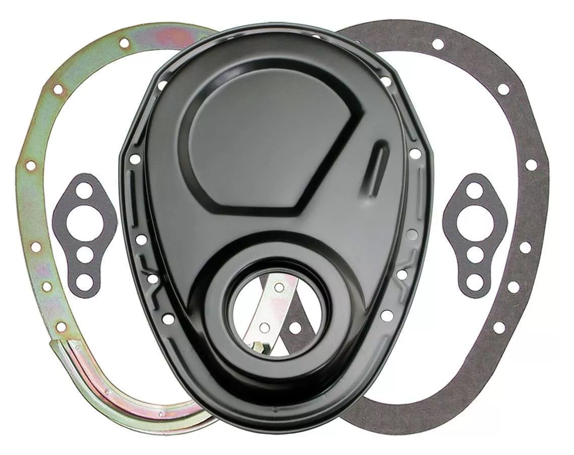 Trans-Dapt Performance - SBC Black 2pc Timing Cover