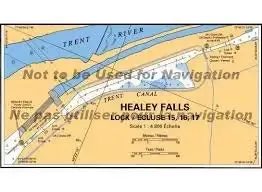 Trent-Severn Waterway Canadian Chart 2021 Murray Canal to Healey Falls Locks 8/20/2025 THIS CHART IS IN STOCK 8/20/2025