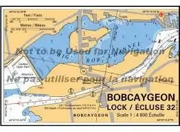 Trent-Severn Waterway Canadian Chart 2025 Bobcaygeon to Lake Simcoe 8/20/2025 THIS CHART IS IN STOCK 8/20/2025