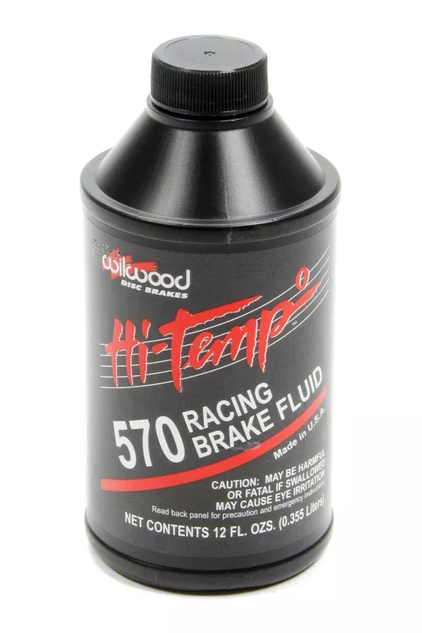 Wilwood Brakes - Brake Fluid 570 Temp 12oz Single Bottle