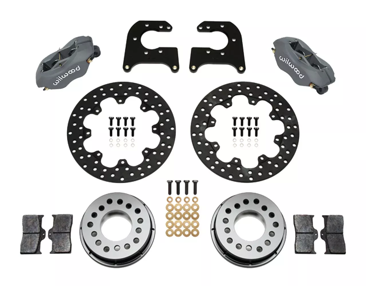 Wilwood Brakes - D/L Drag Rear Brake Kit Small Ford 2.66in